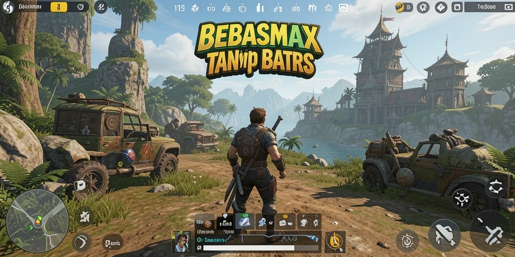 Tampilan gameplay BEBASMAX dengan grafis dunia terbuka yang mengesankan.