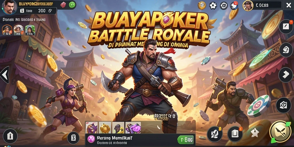 Tampilan seru gameplay BUAYAPOKER dalam pertempuran langsung.
