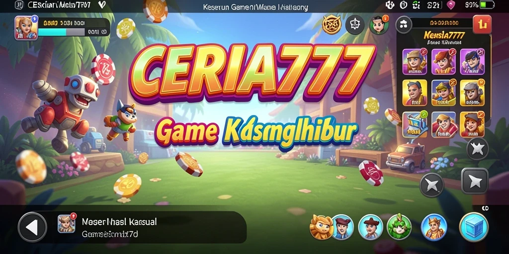 Tampilan gameplay CERIA777 yang seru dan mengasyikkan.