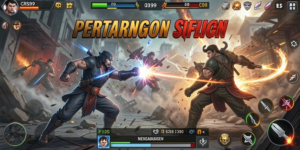 Tampilan seru dari aksi bertarung di CRS99.