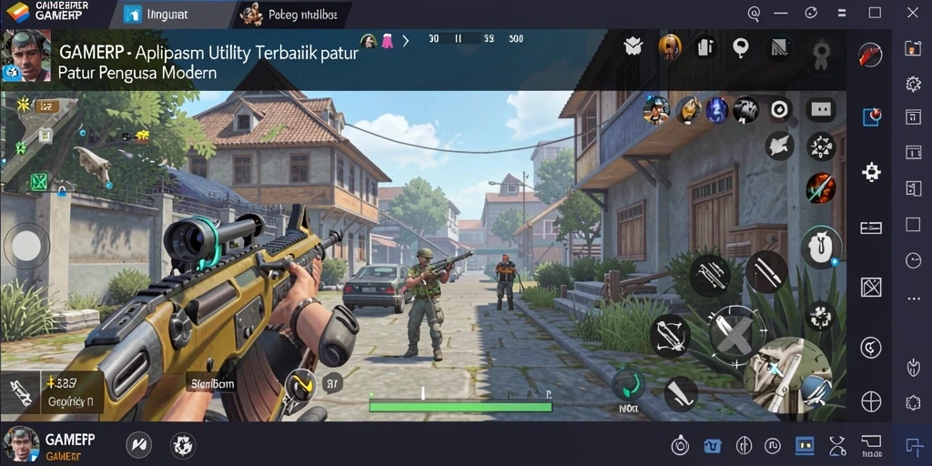 Screenshot GAMERP menampilkan fitur pengoptimalan perangkat yang efisien.