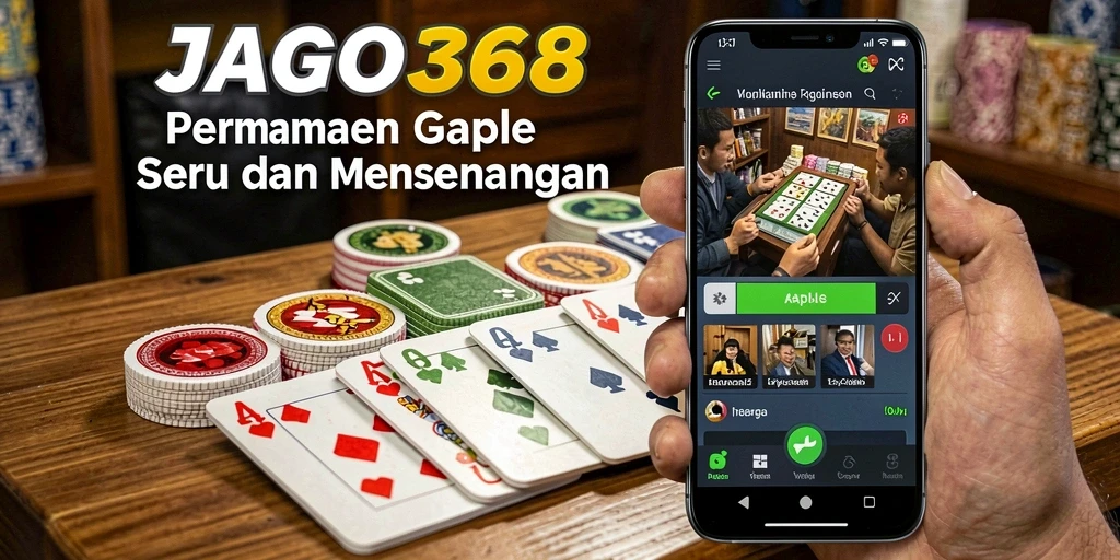 Tampilan gameplay Gaple yang menarik dan interaktif.