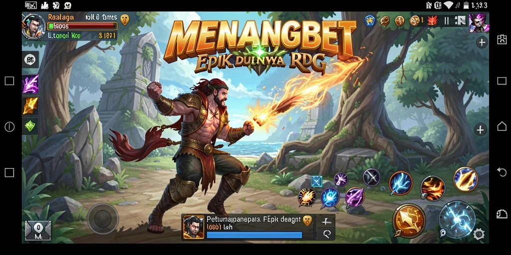 Tampilan menarik dari gameplay RPG di MENANGBET.