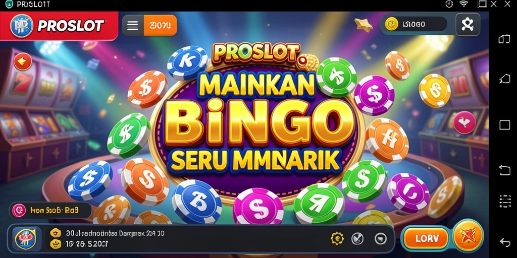 Screenshot gameplay Bingo PROSLOT yang menampilkan keseruan permainan.