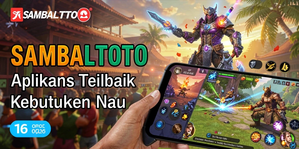 Tangkapan layar utama SAMBALTOTO menunjukkan antarmuka pengguna yang ramah.