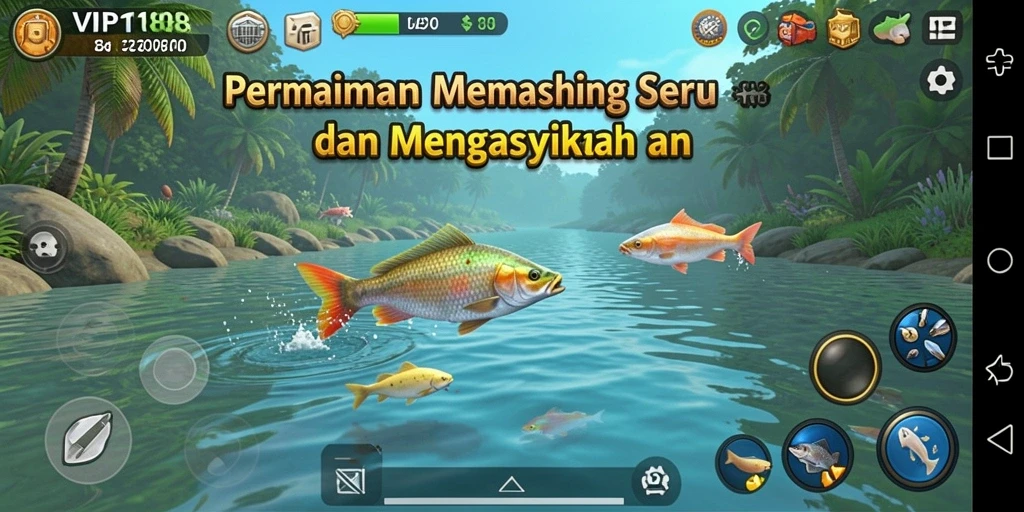 Tangkapan ikan besar dalam gameplay VIP188 yang seru.